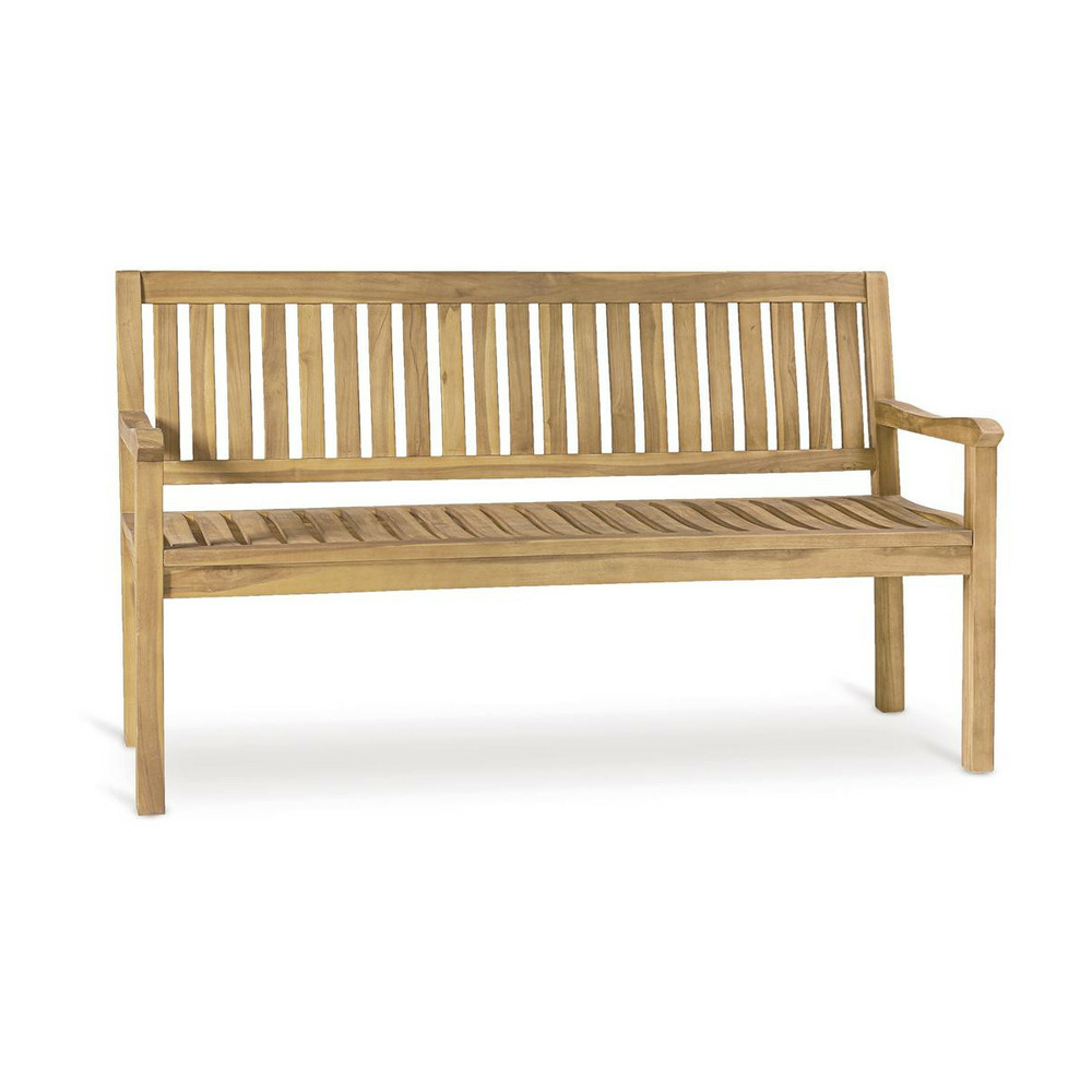 Banc 2 places bois naturel - yvanelle décoration d'autrefois