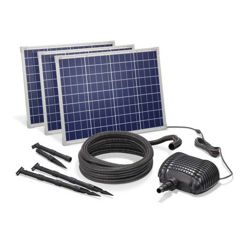 Kit pompe solaire cascade fontaine gros débit premium 5000l-150w