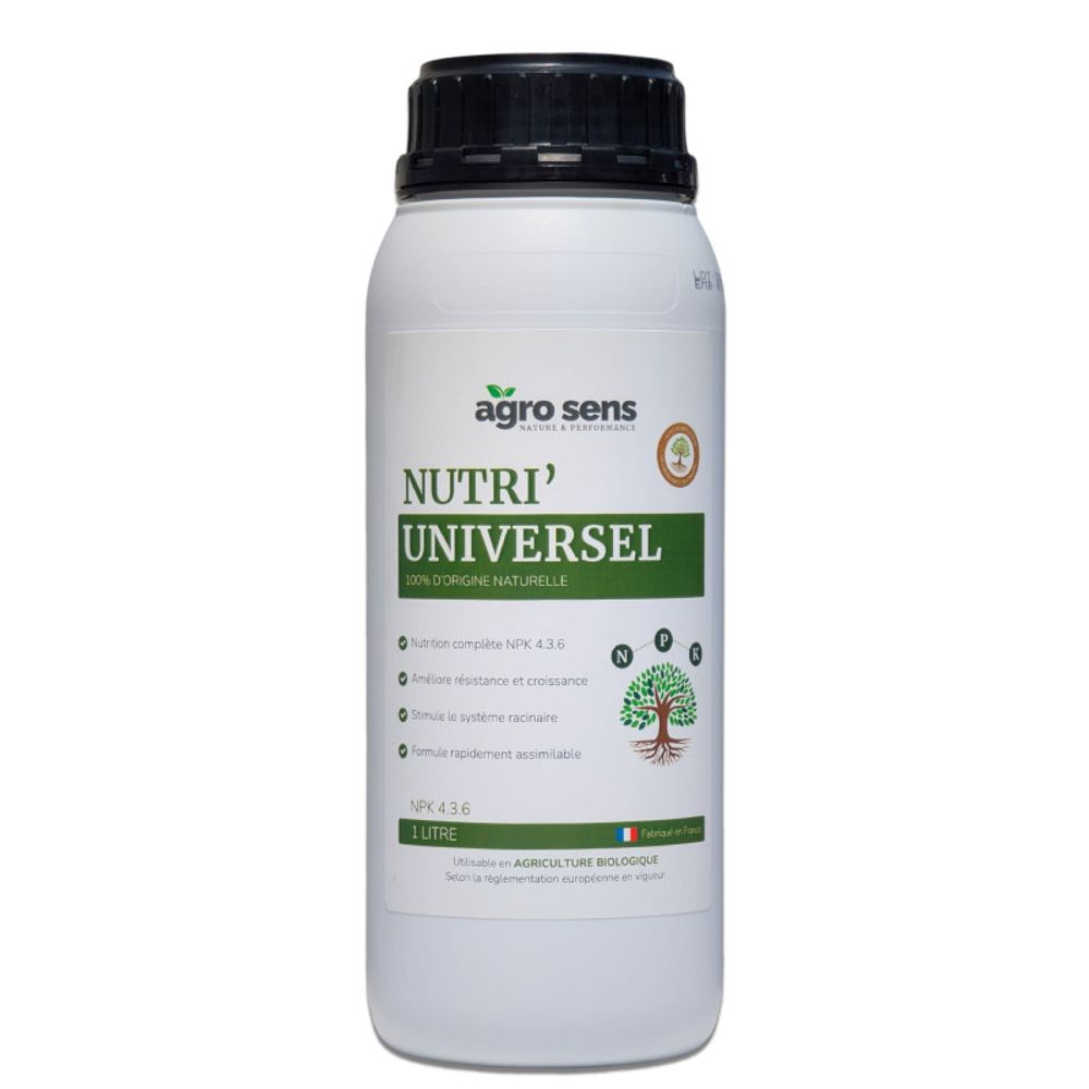 Nutri universel - engrais liquide universel - 1 litre (500 litres de préparation)