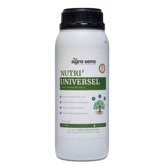 Nutri universel - engrais liquide universel - 1 litre (500 litres de préparation)