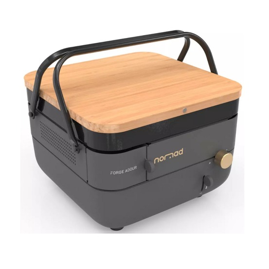 Plancha gaz plaque fonte émailée 30x30 cm - nomad