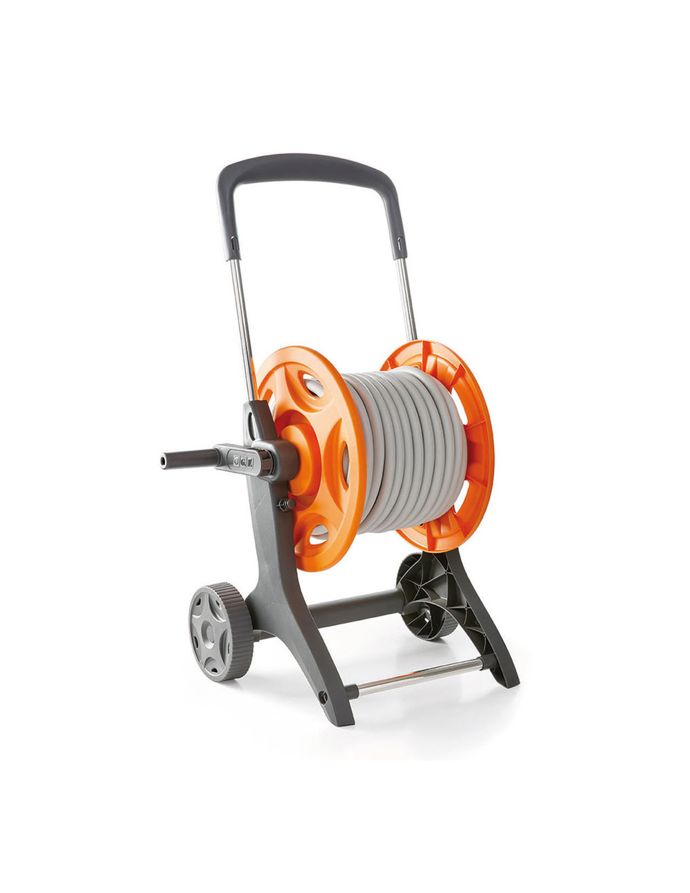 Porte-tuyau eurotank plus avec tuyau 20m 1/2'' (12,5mm) et raccords gf80005756 gf - gf