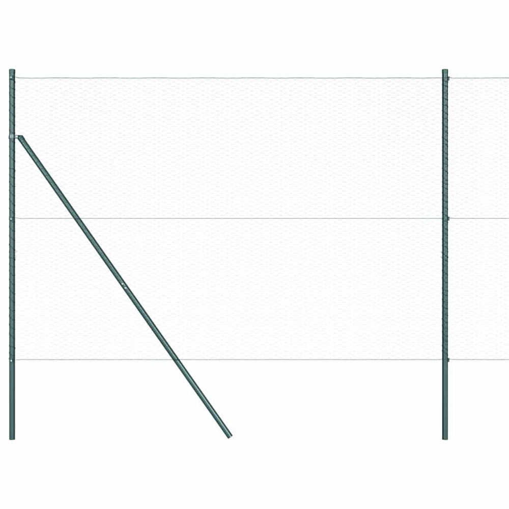 Poteau de clôture. Vert 10 x 1,5 m (maille de 25 mm)