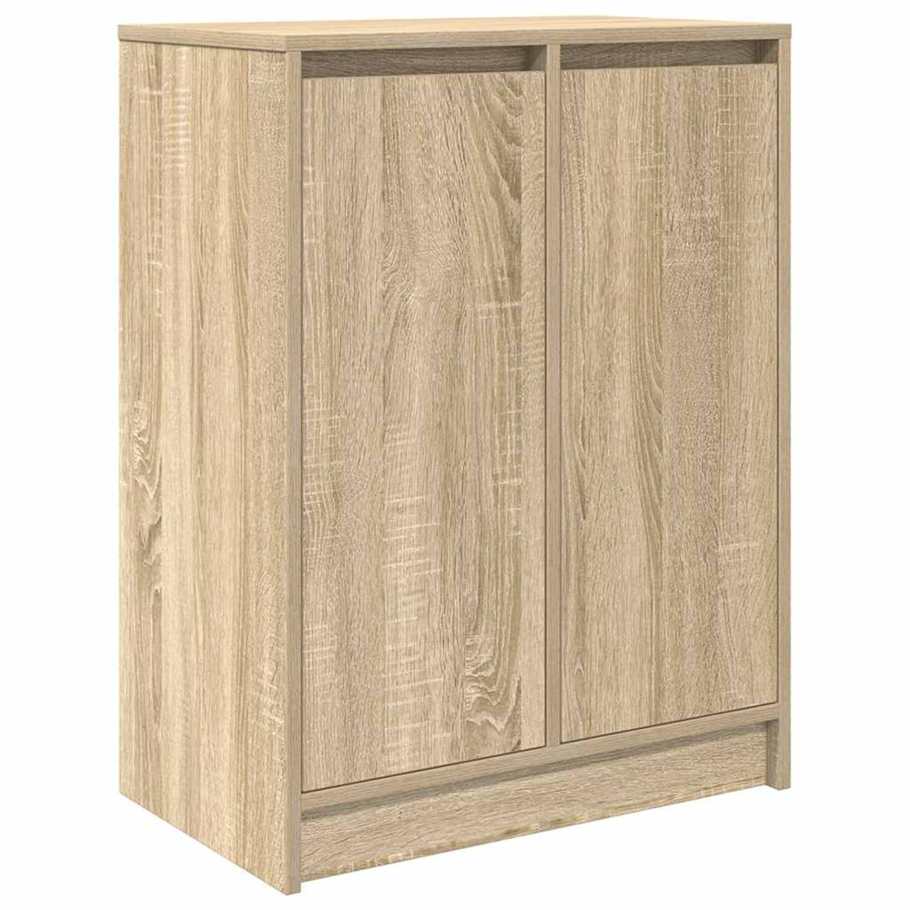 Armoire à chaussures chêne sonoma 57x34x76 cm bois d'ingénierie