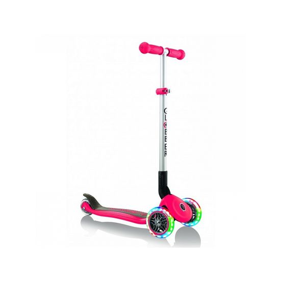 Trottinette primo pliable lights red