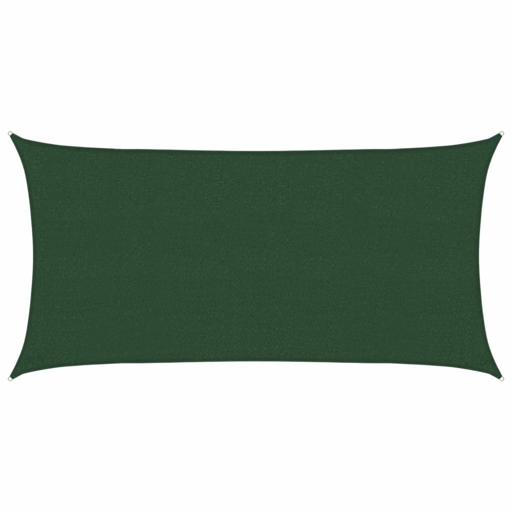 Voile d'ombrage 160 g/m² vert foncé 2,5x5 m pehd