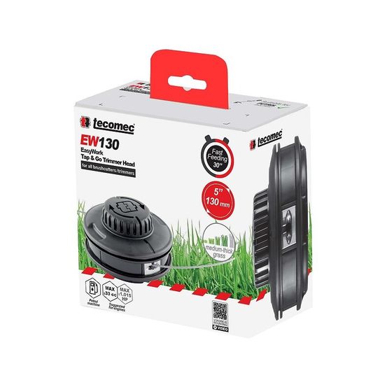 Tête débroussailleuse tap and go tecomec ew130 130mm adaptateur femelle m8x1.25 gauche