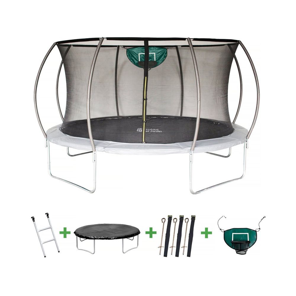Trampoline avec filet intérieur 