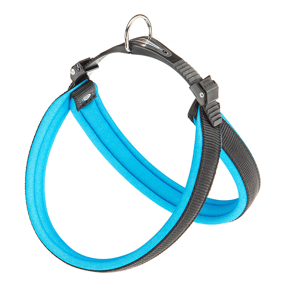 Ferplast harnais ergonomique pour chiens agila fluo 4, ajustement parfait, fermeture pratique avec lacet, rembourrage souple, a=b