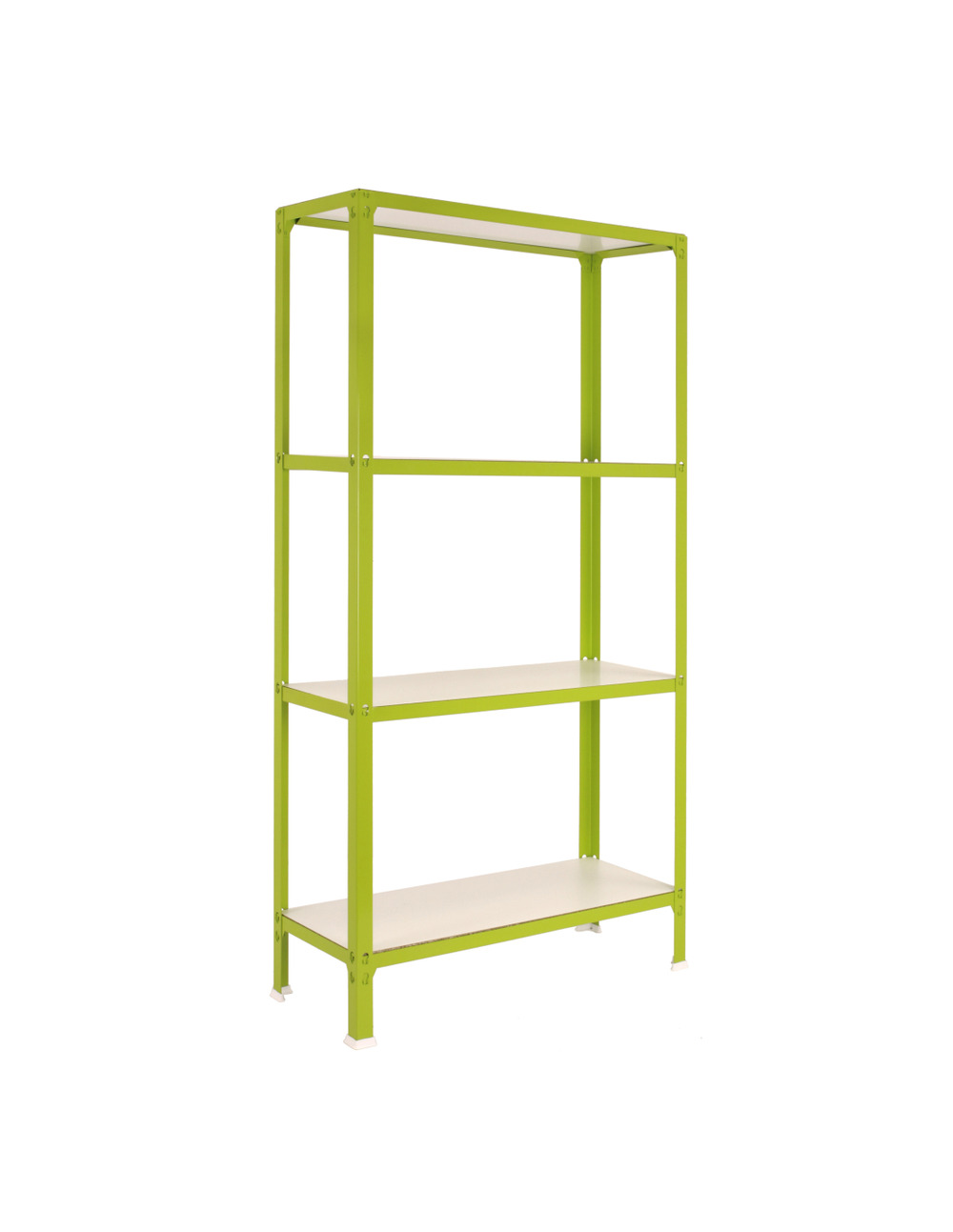Etagère légère sans vis simonhome click wood mini 4/300 vert/blanc vert/blanc 1600x800x300 - simonrack