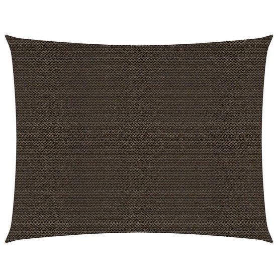 Voile d'ombrage 160 g/m² 2 x 3,5 m pehd marron