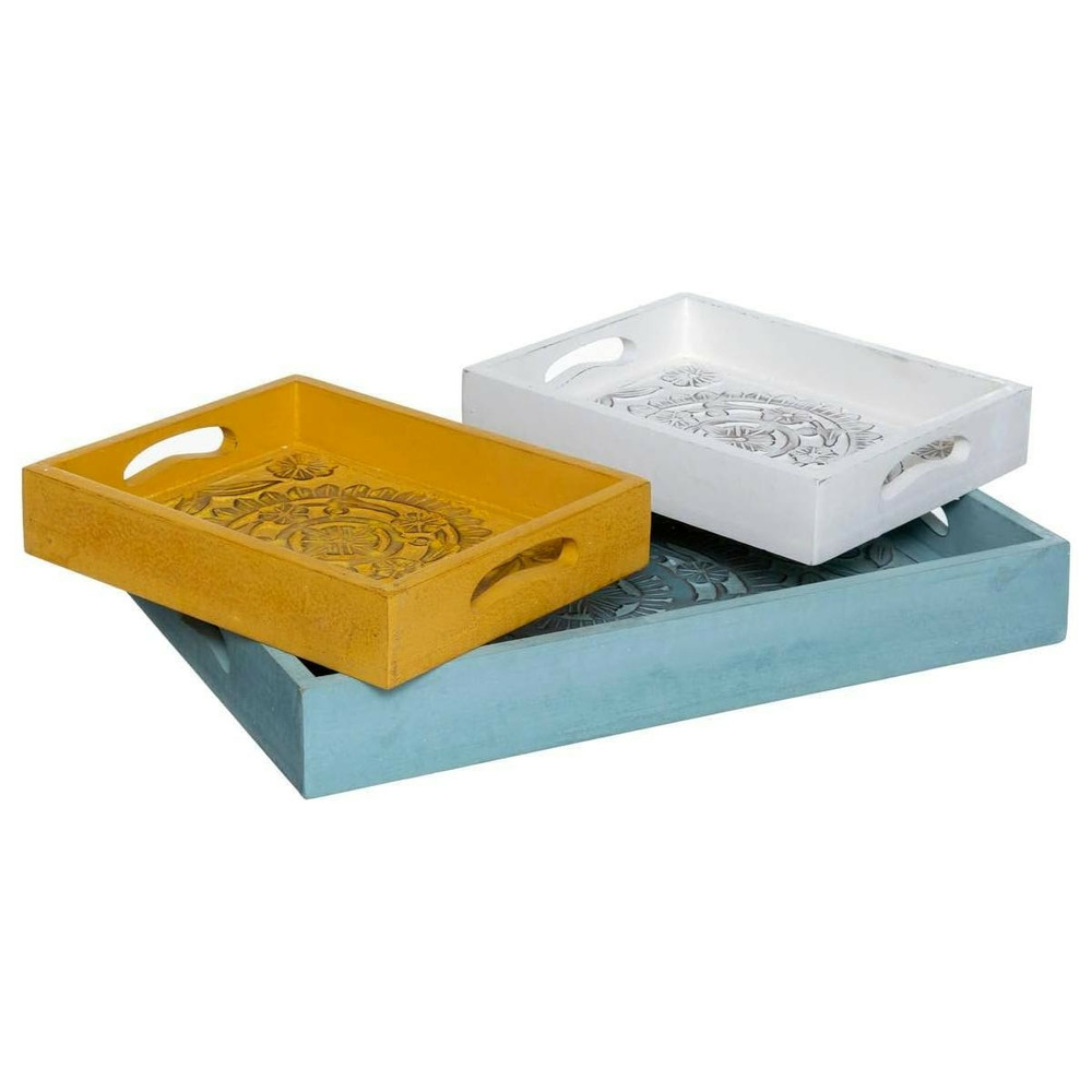 Lot de 3 plateaux 