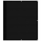 Écran de balcon noir 120x800 cm 100% polyester oxford