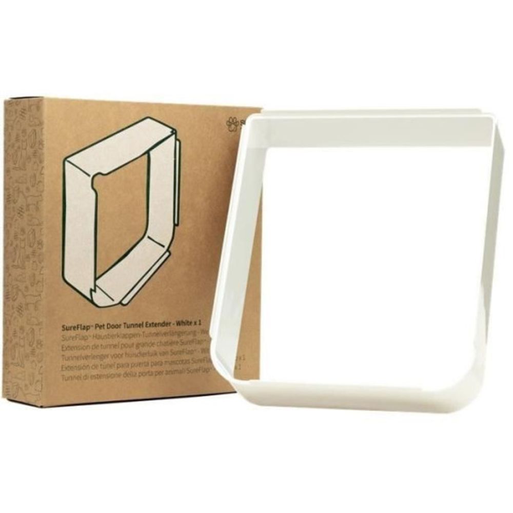 Extension de tunnel grande chatiere sureflap - pack individuel (blanc)