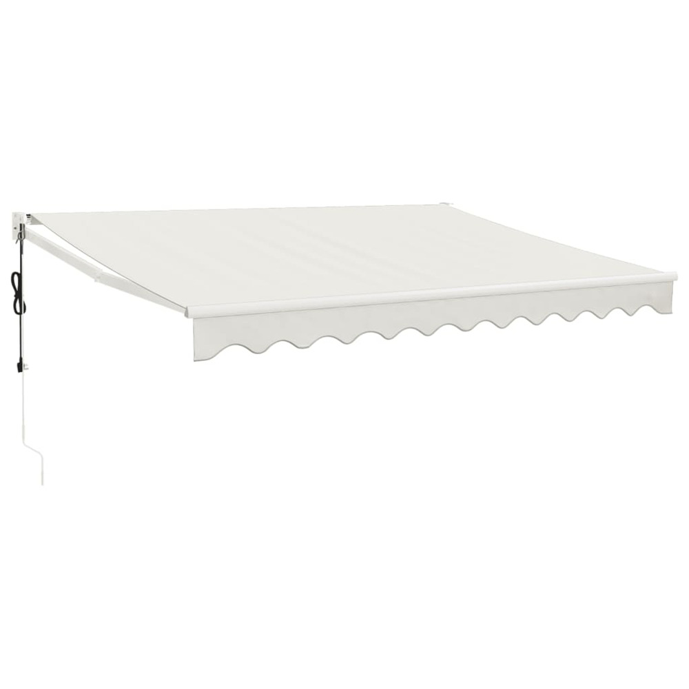 Auvent rétractable automatique crème 3,5x2,5 m