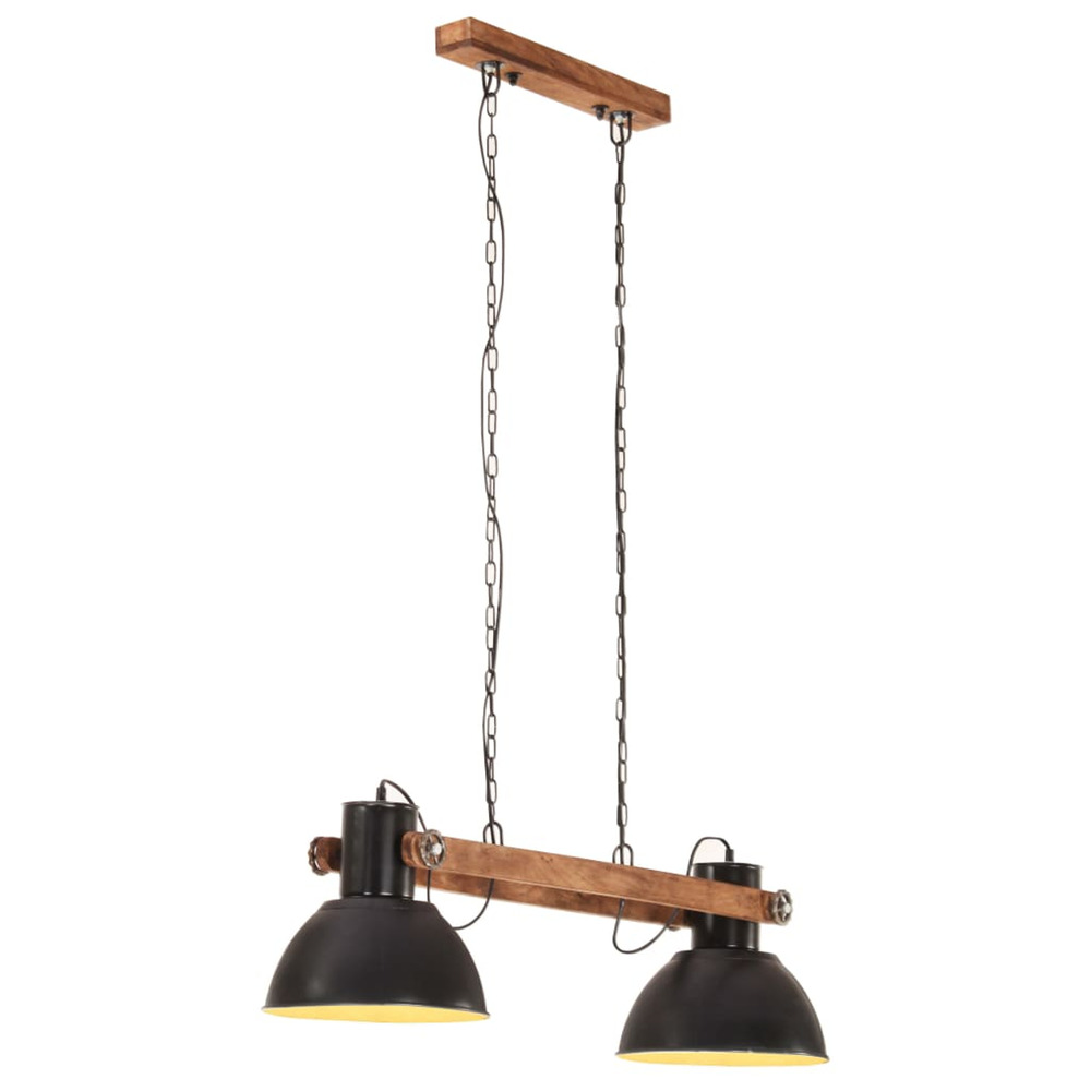 Lampe suspendue industrielle 25 w noir 109 cm e27