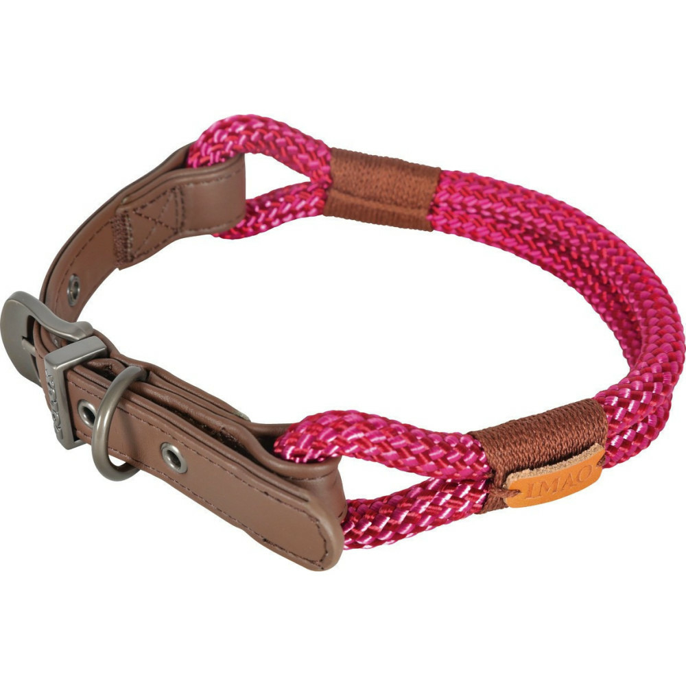 Collier imao 50 cm x 9 mm hyde park fuchsia pour chien