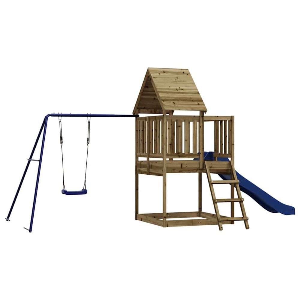 Aire de jeux d'extérieur bois de pin imprégné