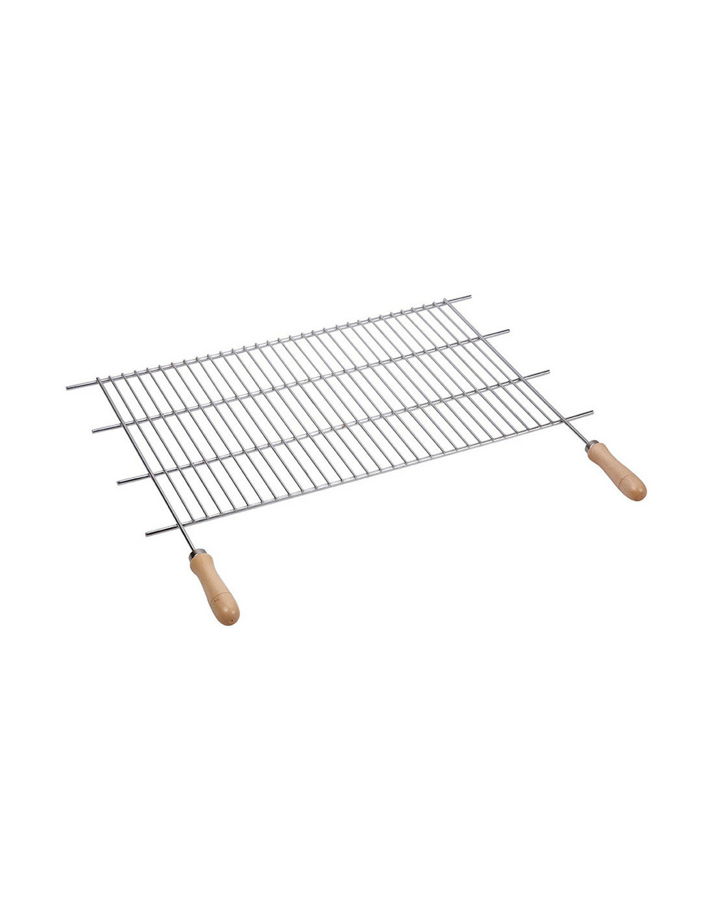 Barbecue en zinc. Manches en bois sauvique 70x40cm
