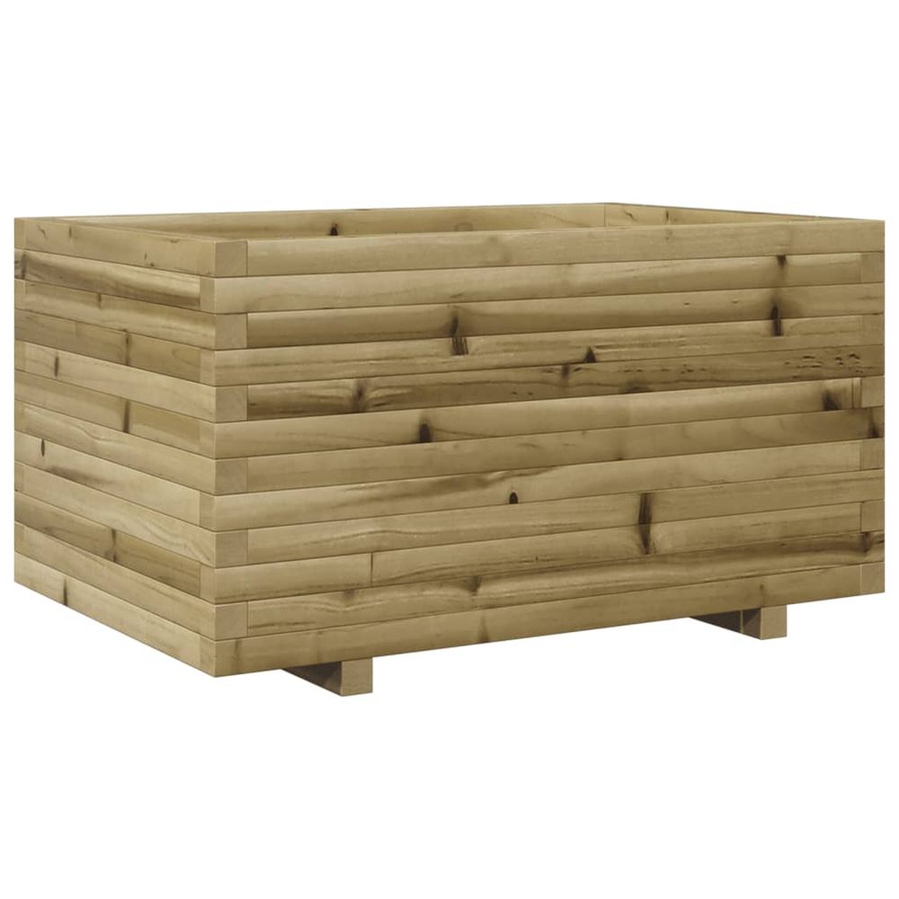 Jardinière d'extérieur 90x60x49,5 cm bois de pin imprégné
