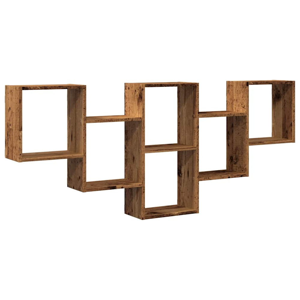 Étagère murale vieux bois 159x18x66 cm bois d'ingénierie