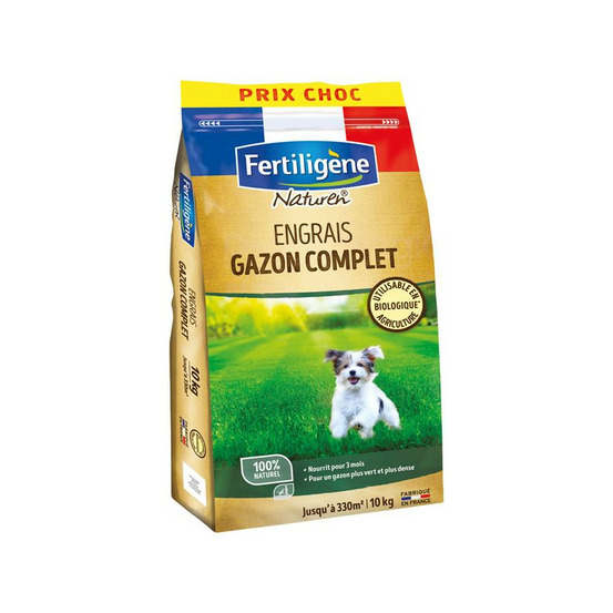 Engrais gazon complet 330m² 10kg /nc fertiligene - natgazcomp