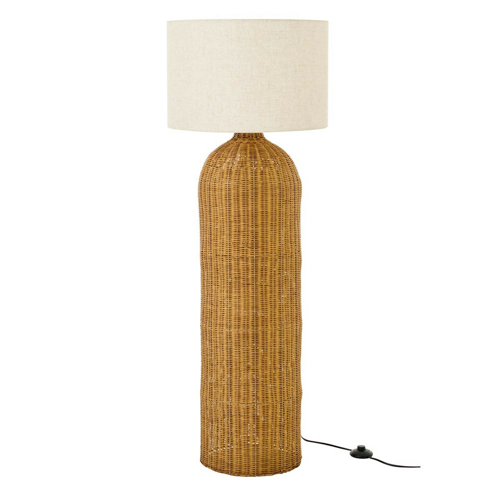 Lampadaire en rotin 