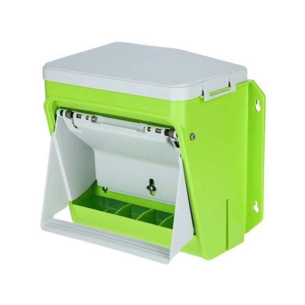 Nourrisseur automatique - kerbl - smartcoop - volet de protection - 7,5 kg - vert