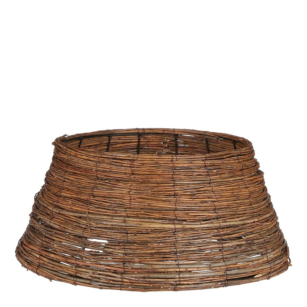 Mica decorations jupe de sapin noël - ø50 cm - brun