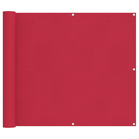 Écran de balcon bordeaux 90 x 700 cm oxford alu enduit de pu
