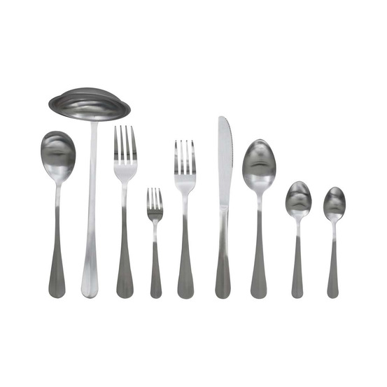 Ménagère 39 pièces en inox brossé