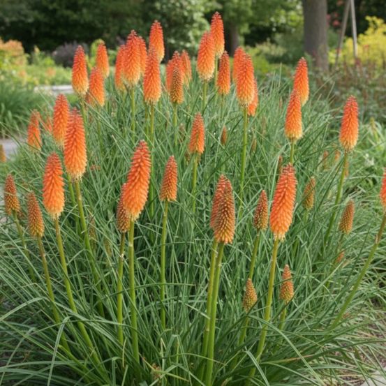 Kniphofia, tison de satan alcazar lot de 9 godets