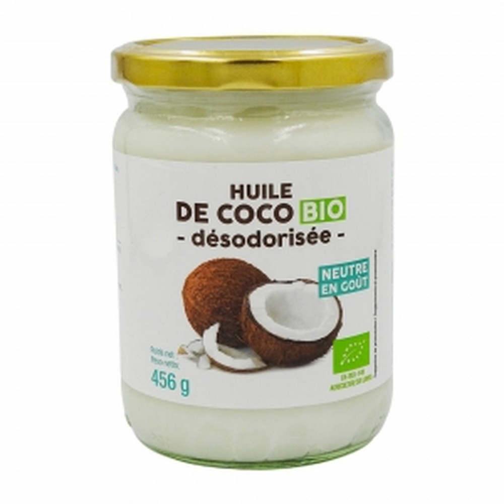 Huile de coco désodorisée bio - agidra