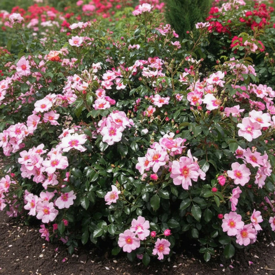 Rosier arbustif peace and love® 'chewsunsign' pot de 3l - 20/40 cm