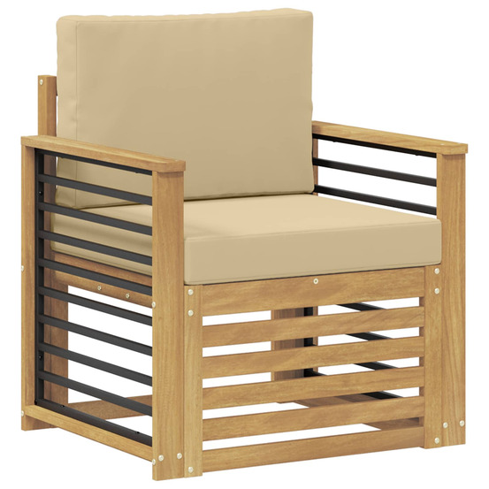 Ensemble de canapés d'extérieur polyester blanc