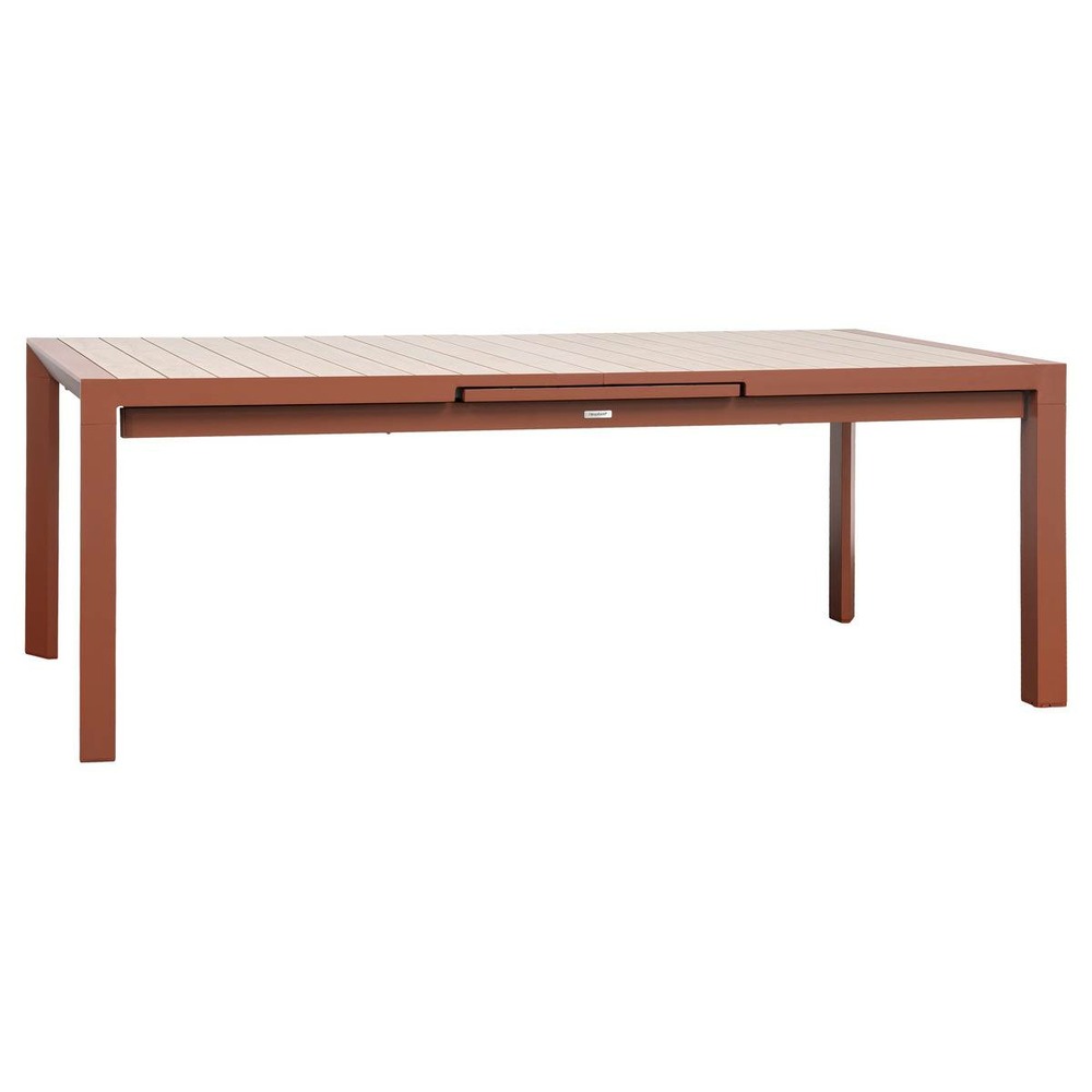 Table de jardin 10 places evasion extensible miel/acajou