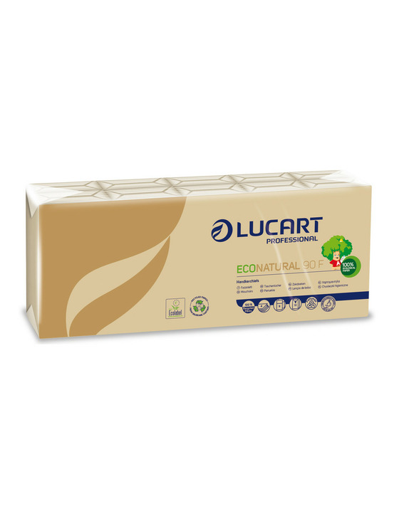 Mouchoirs en papier econatural 9 paquets de 10 - lucart
