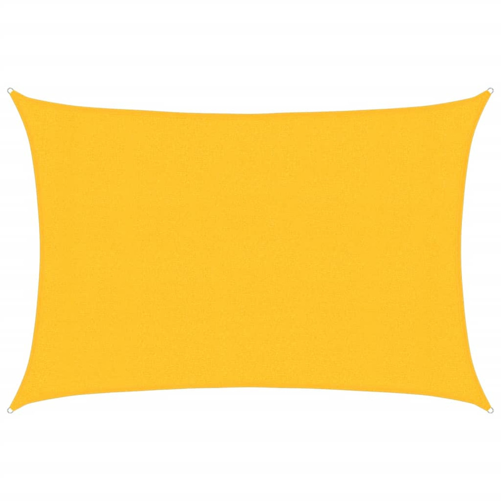Voile d'ombrage 160 g/m² jaune 3x4 m pehd