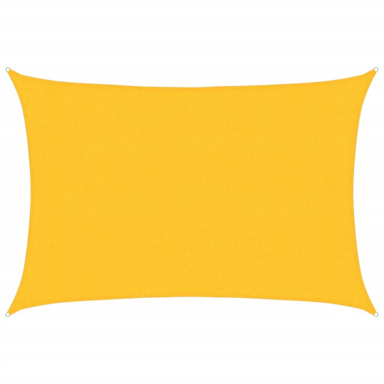 Voile d'ombrage 160 g/m² jaune 3x4 m pehd