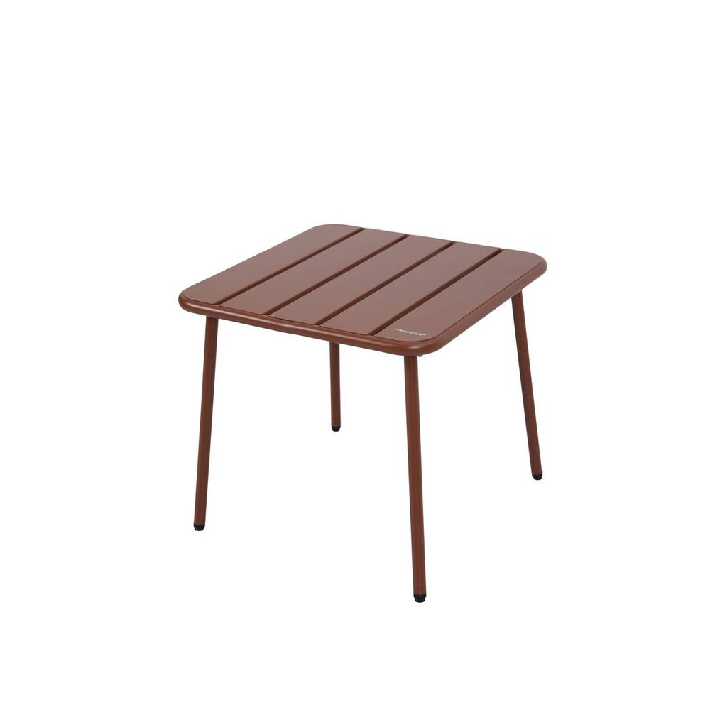 Table basse de jardin phuket 45x45cm acajou