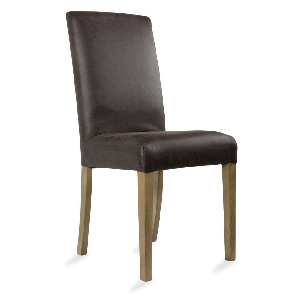 Lot de 2 chaises romane bois marron - les étoffes interior's