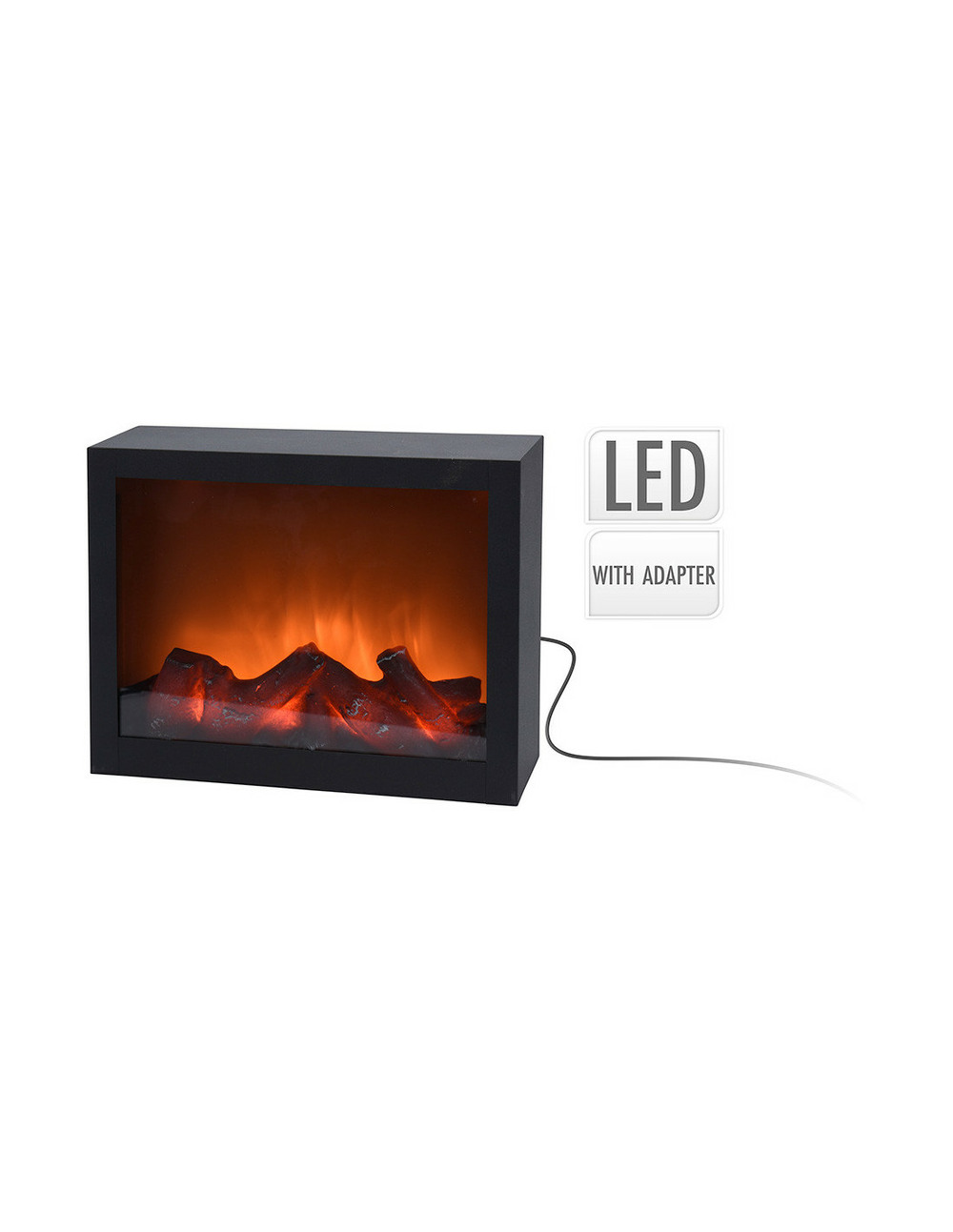 Cheminee led 29x10x23cm