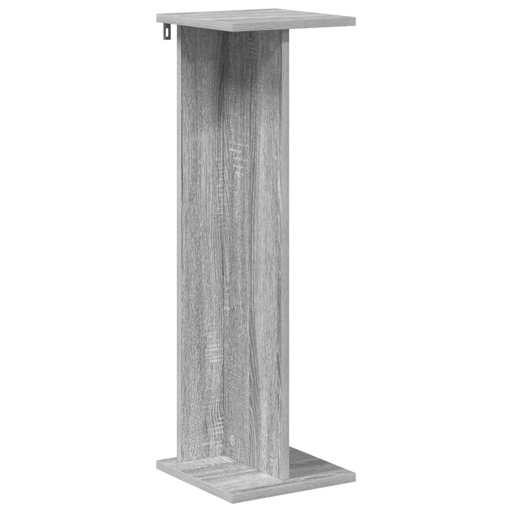 Support de plante sonoma gris 25 x 25,5 x 80,5 cm