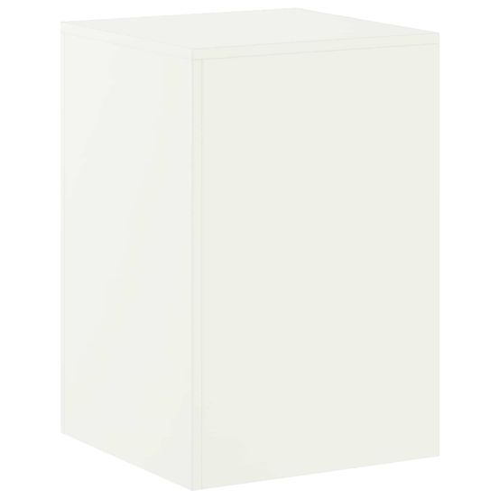 Support de plante blanc 40 x 40 x 60 cm acier