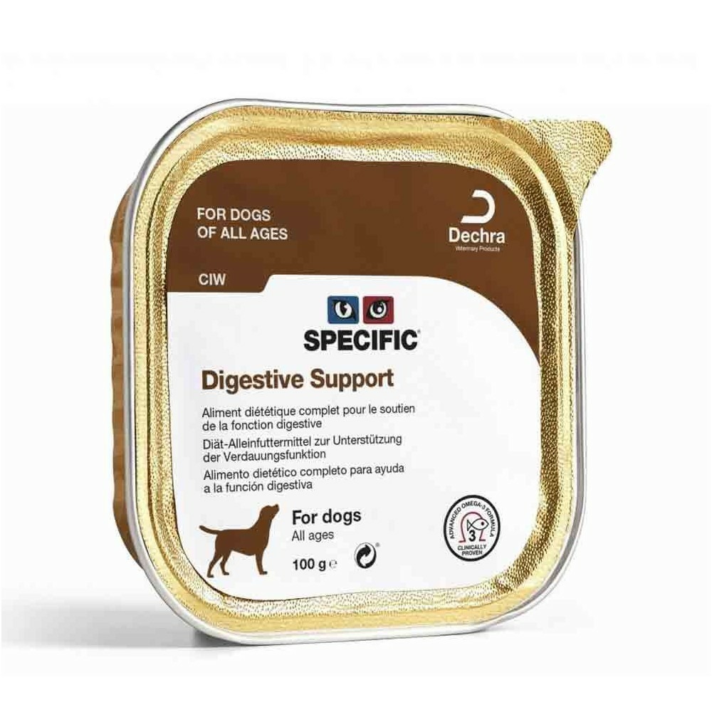 Terrine chien ciw digestive support (boite 7x100g) - specific 7*100 g