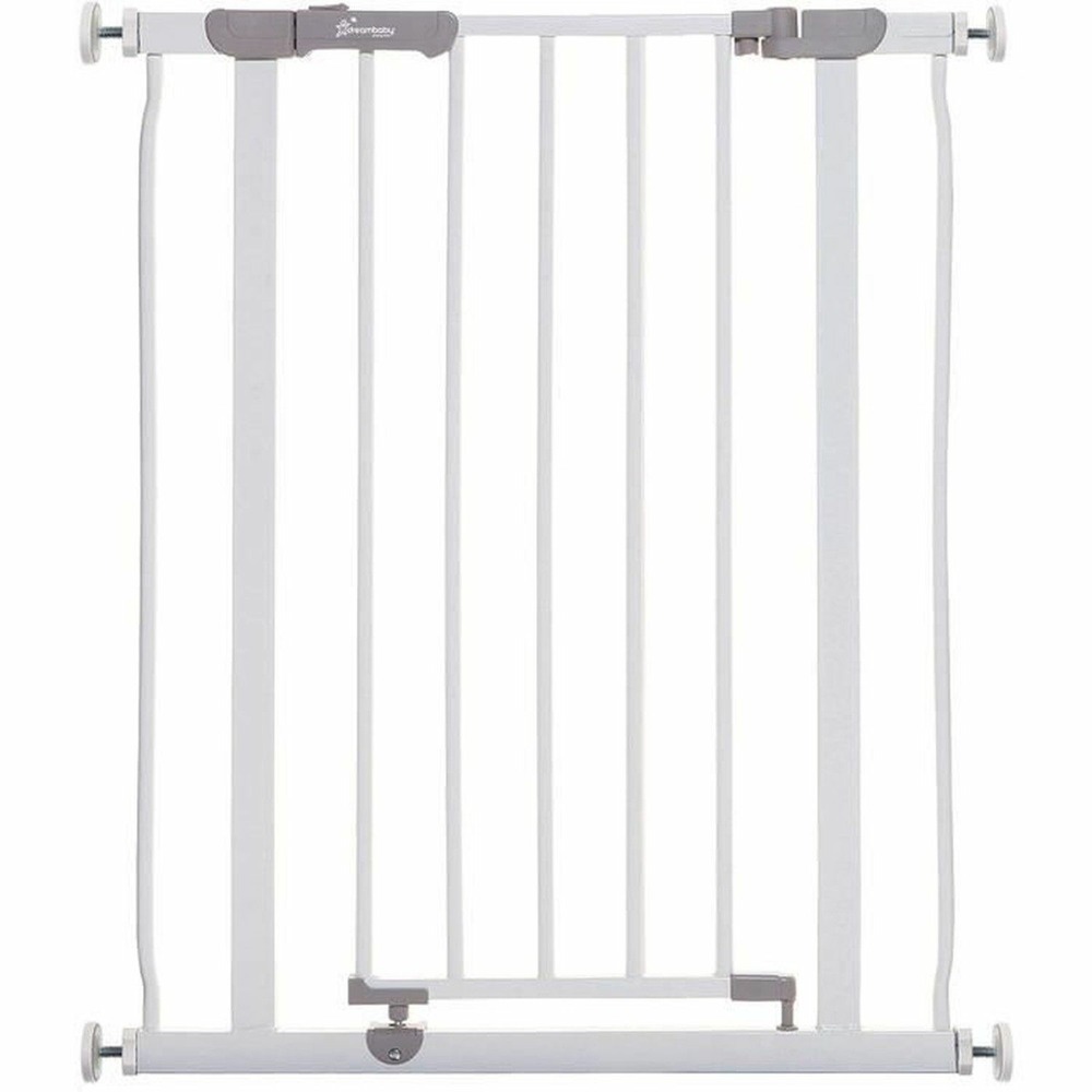 Barrière de sécurité montée par pression - 61-67 x 76 cm - double verrouillage - blanc