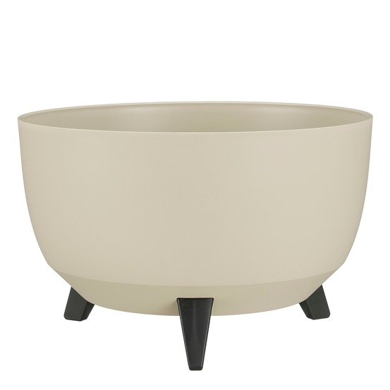 Mica decorations doppio support plante - 20,5 x ø40 cm - jardiniere exterieur grande taille - jardiniere sur pieds - plastique