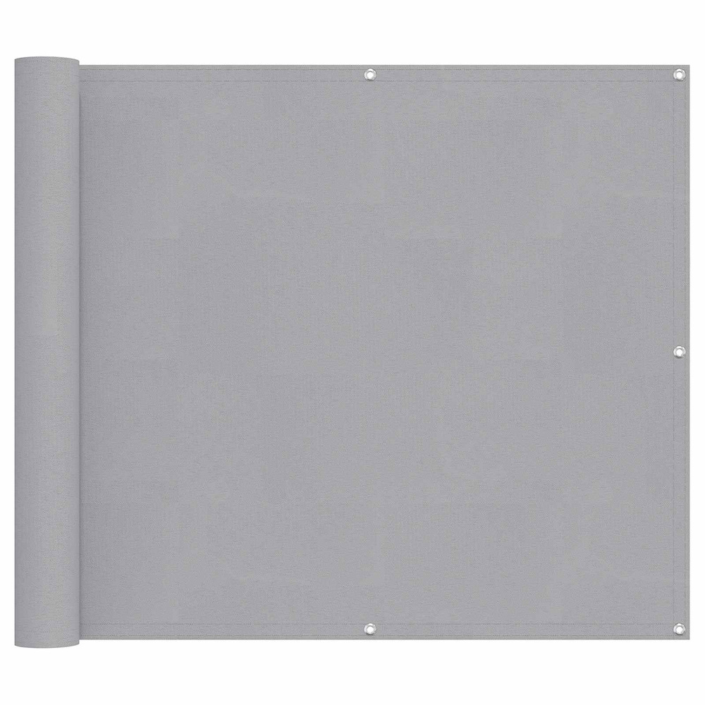 Écran de balcon gris clair 100 x 800 cm tissu oxford