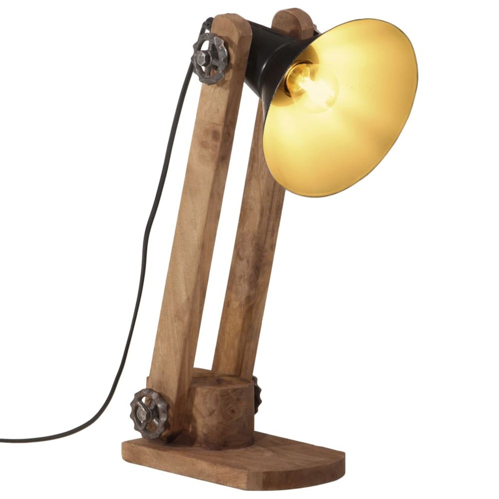 Lampe de bureau 25 w noir 23x13x52 cm e27
