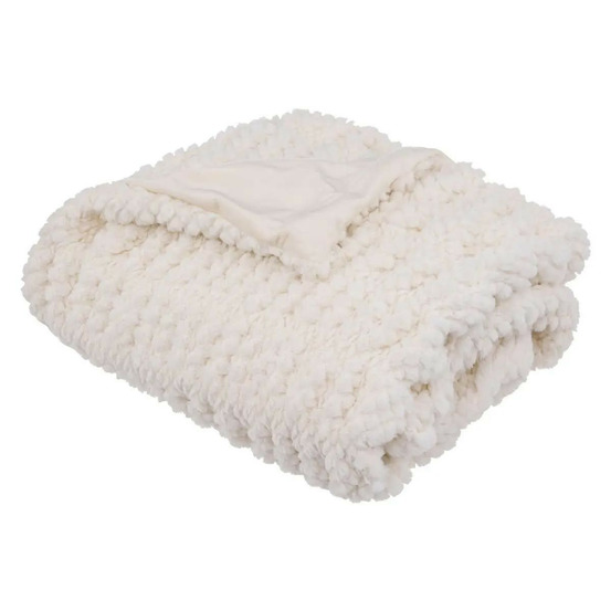 Plaid imitation fourrure